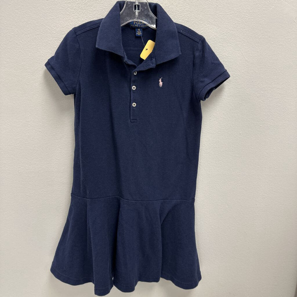 6X: drop waist polo dress