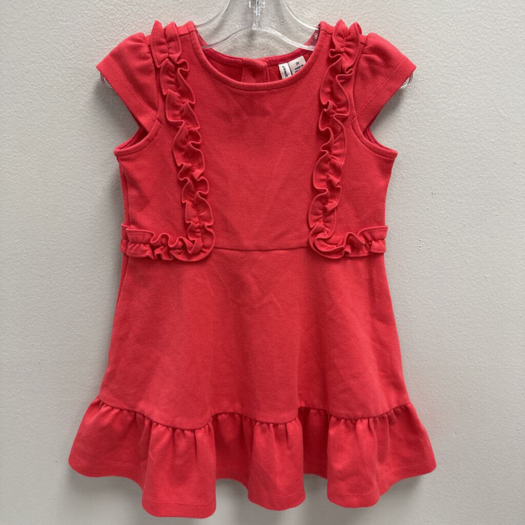 2T: ruffle cap sleeve dress