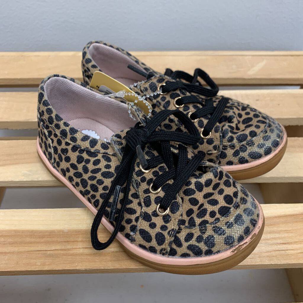 8: Cheetah Velcro Sneakers