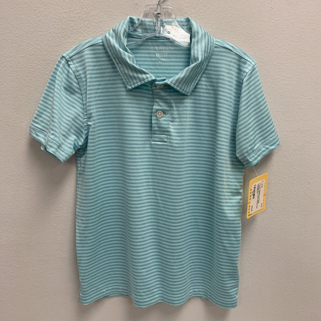 6-7: Active Striped Polo Shirt