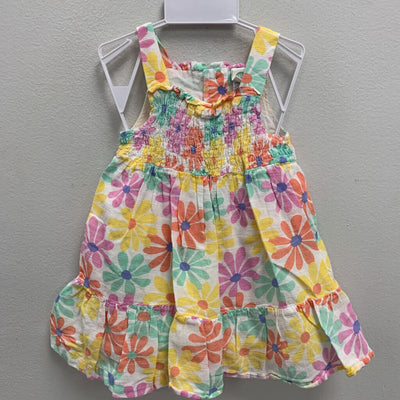 12M: floral print sundress & diaper cover