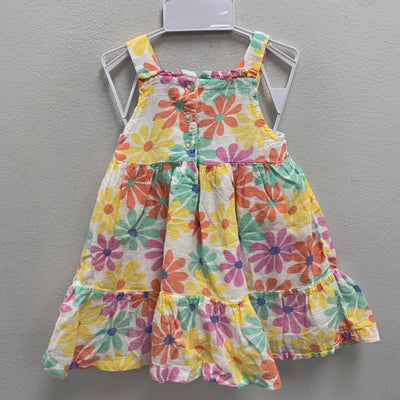 12M: floral print sundress & diaper cover