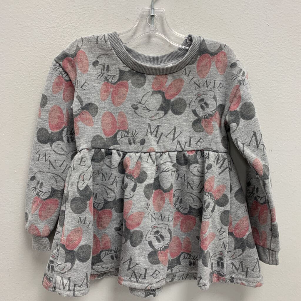 12M: Minnie Mouse sweatshirt dress