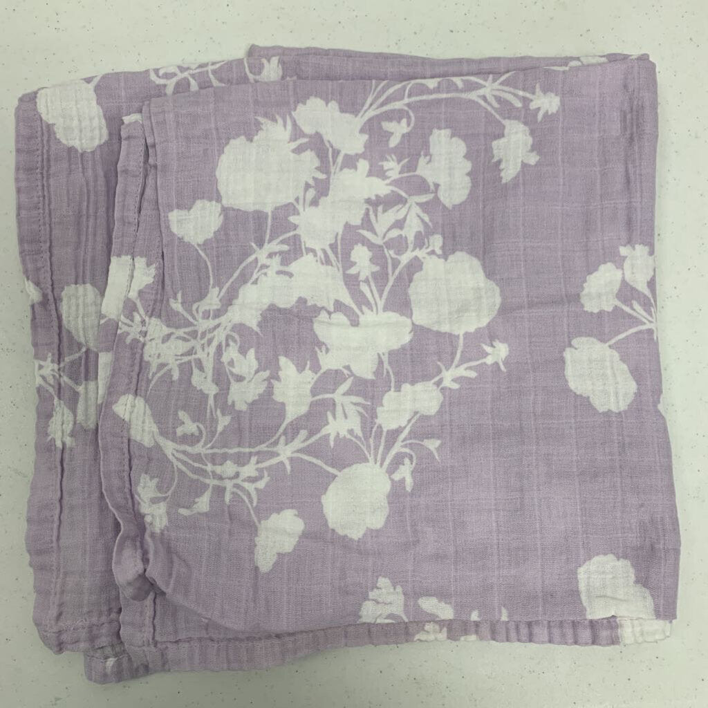 Monique Lhuillier floral print muslin blanket