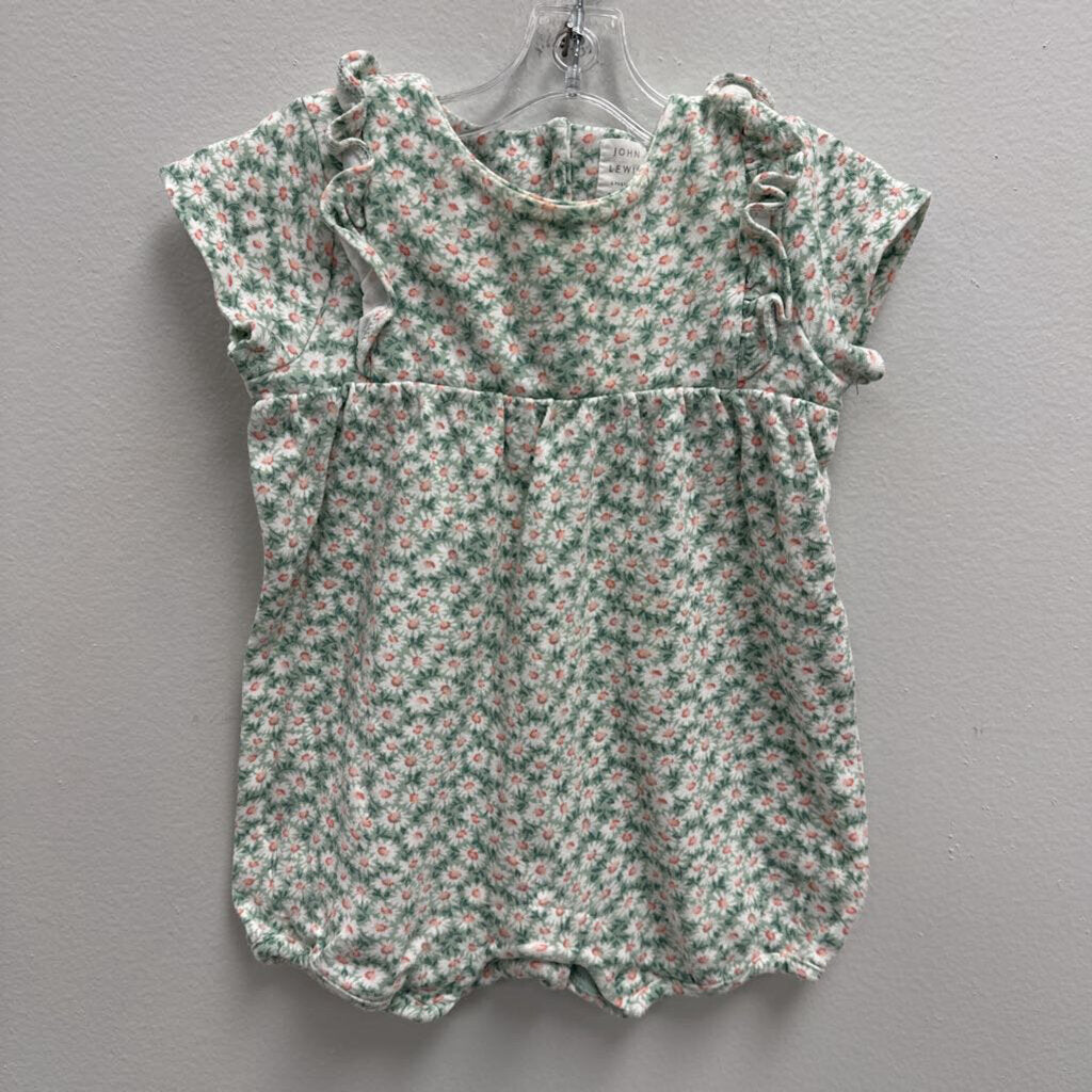 9-12M: floral print romper