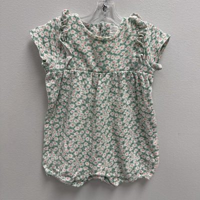 9-12M: floral print romper