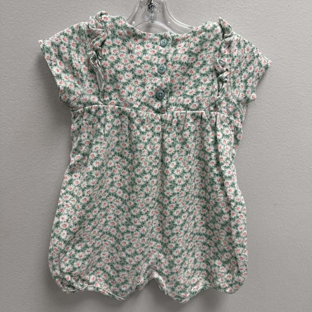 9-12M: floral print romper