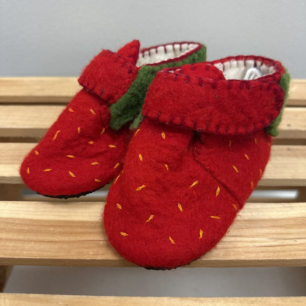 4: handmade wool slippers