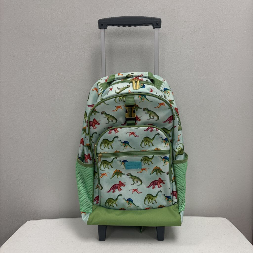 Dinosaur Print Rolling Backpack