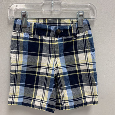 2T: Plaid Shorts w/ Adjustable Waist