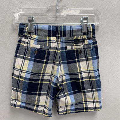 2T: Plaid Shorts w/ Adjustable Waist