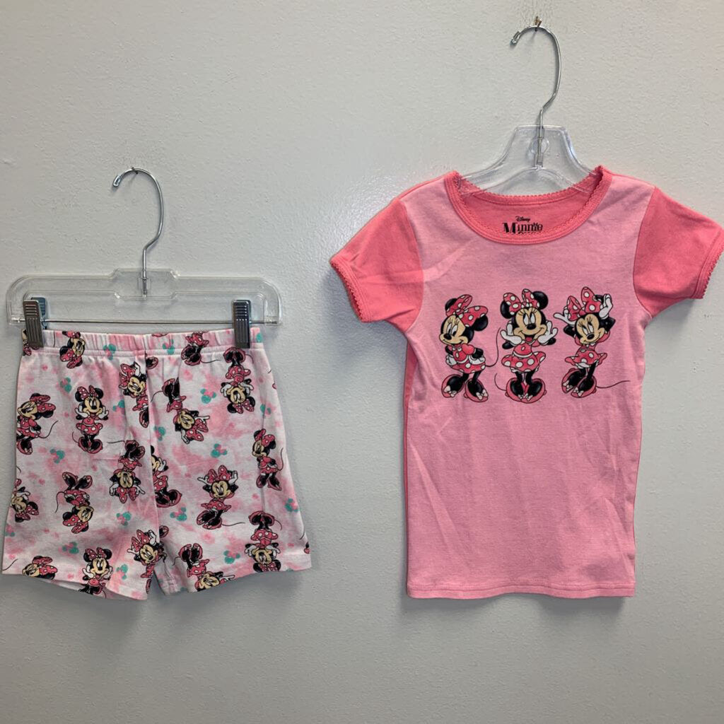 7/8: Minnie Mouse Shortie Pajama Set