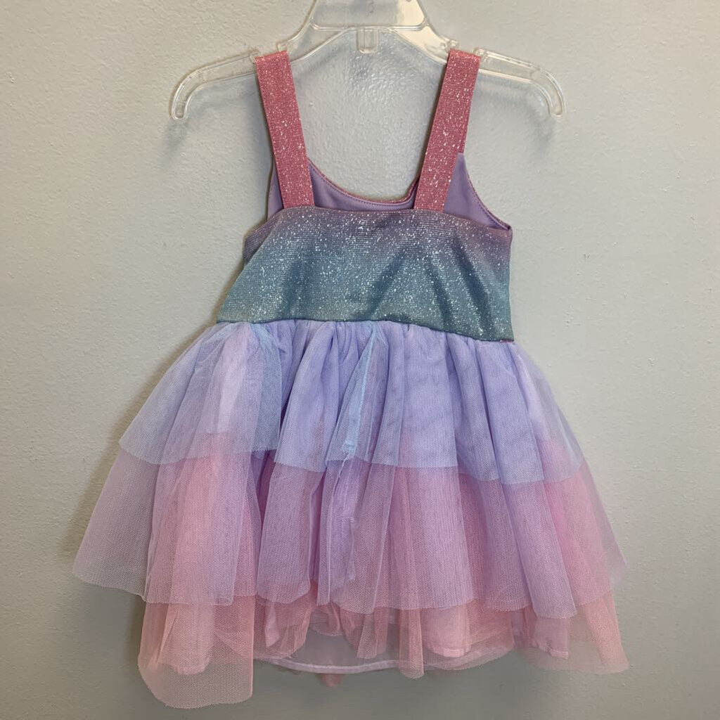 3T: Glitter Tiered Tulle Dress