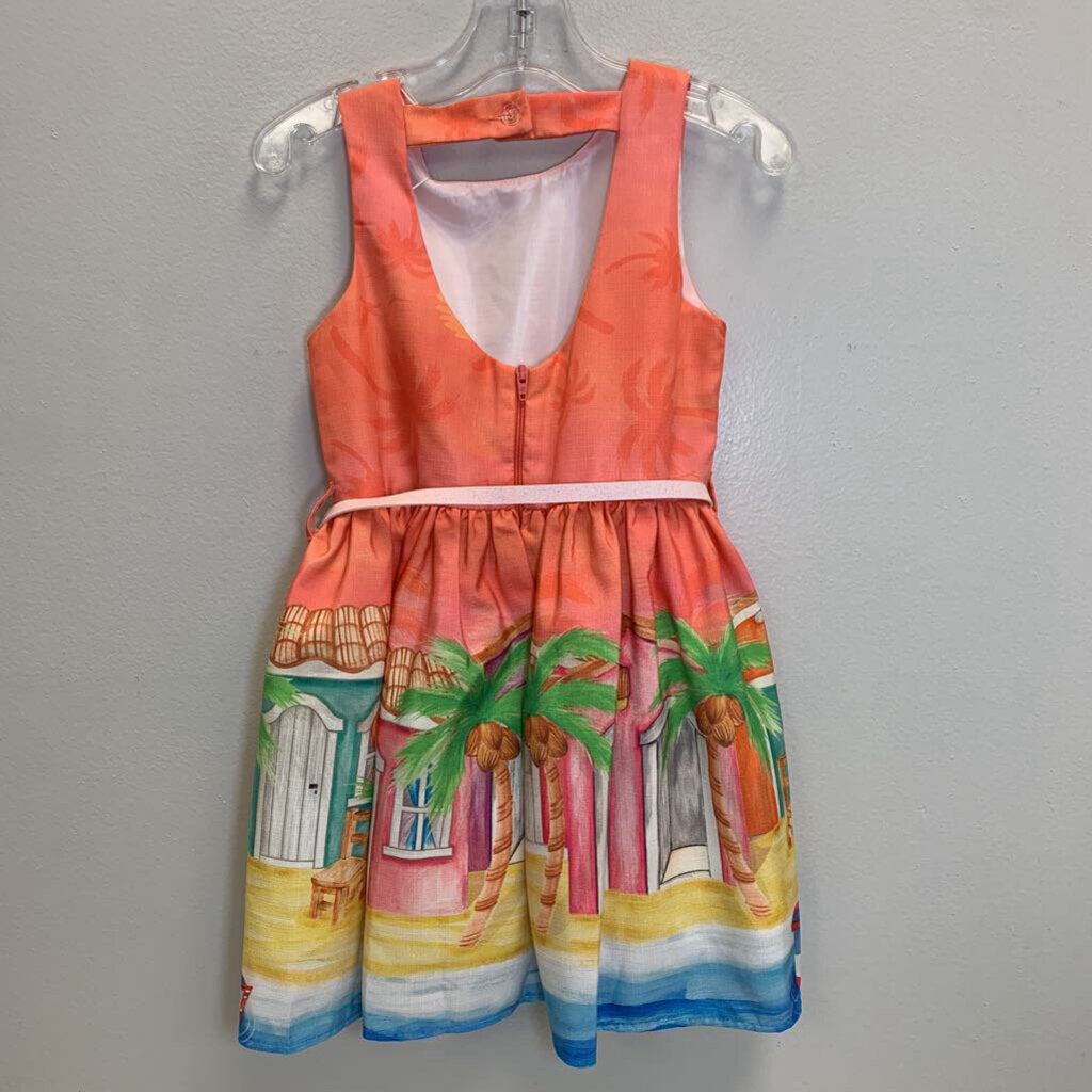 3: Tropical Belted Dress NWT