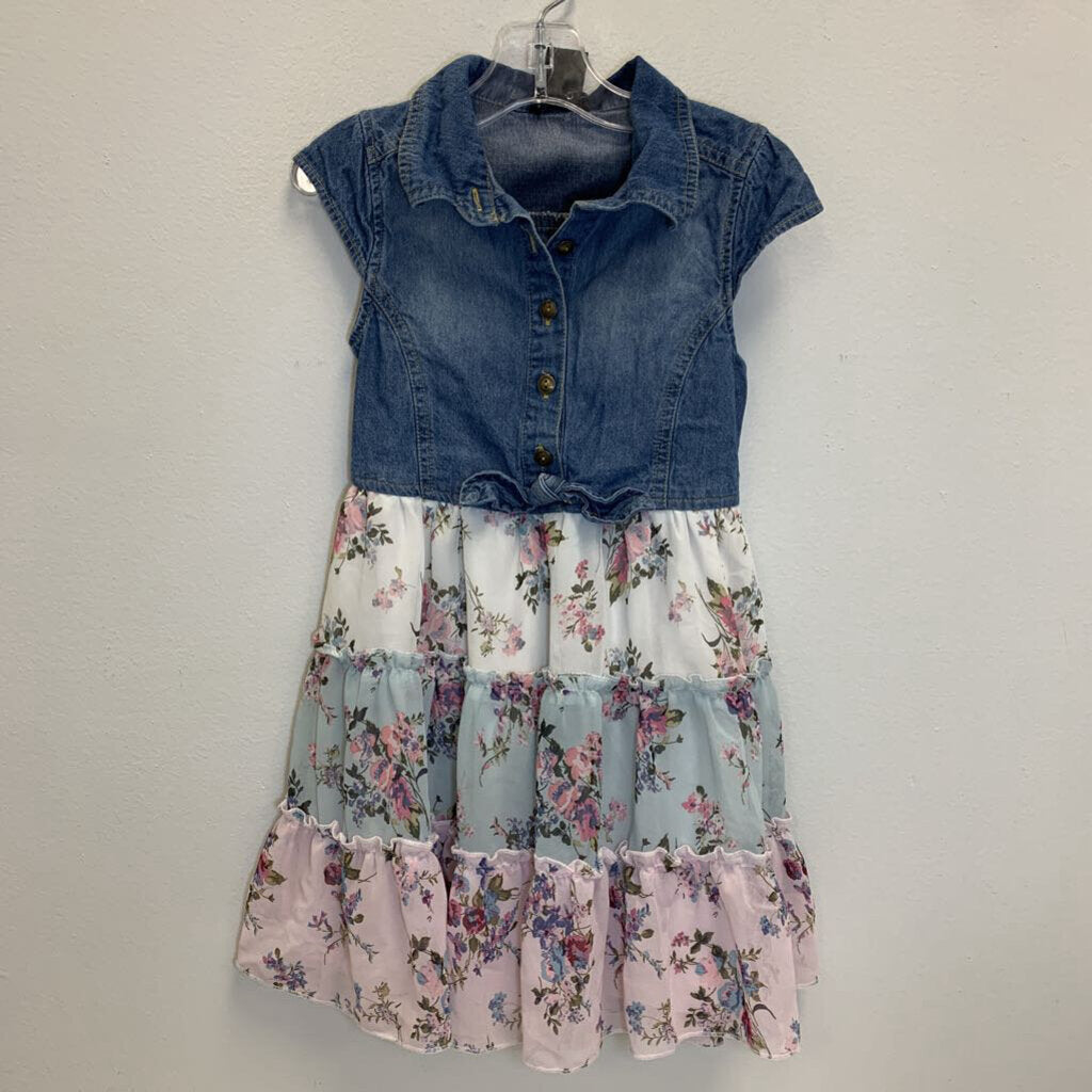 5: Chambray w/ Tiered Floral Dress