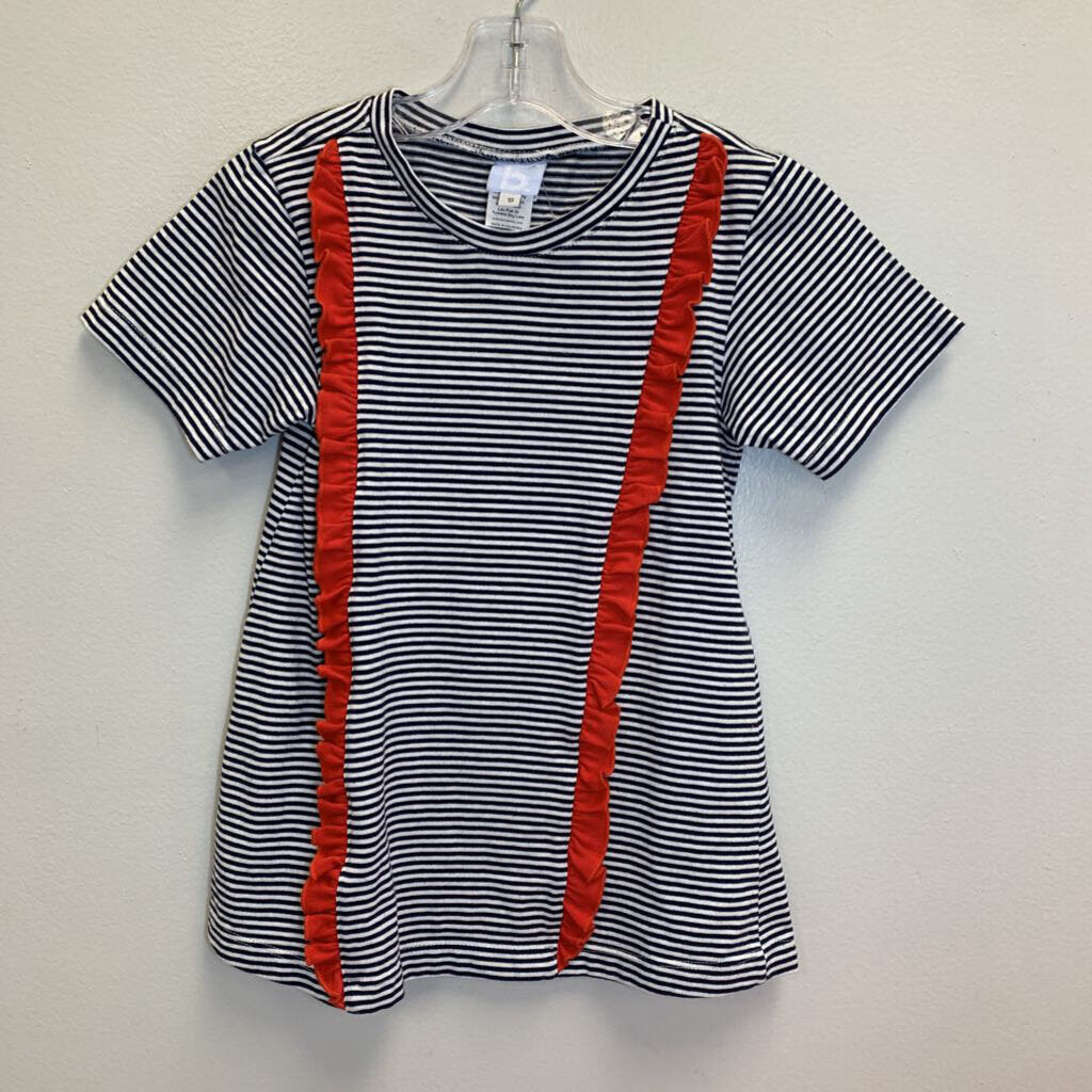 10: Striped T-Shirt w/ Ruffle