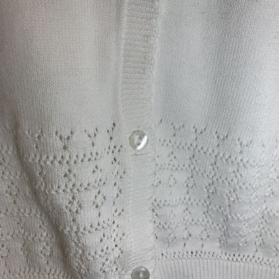 7/8: Knit Cardigan w/Lace Accents