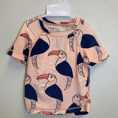 3: Toucan Print Rash Guard Top + Bottoms