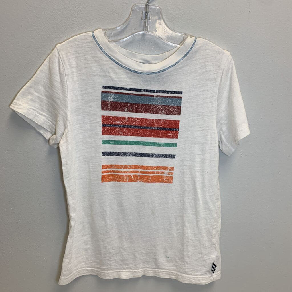 7: Stripes Graphic T-Shirt AS IS