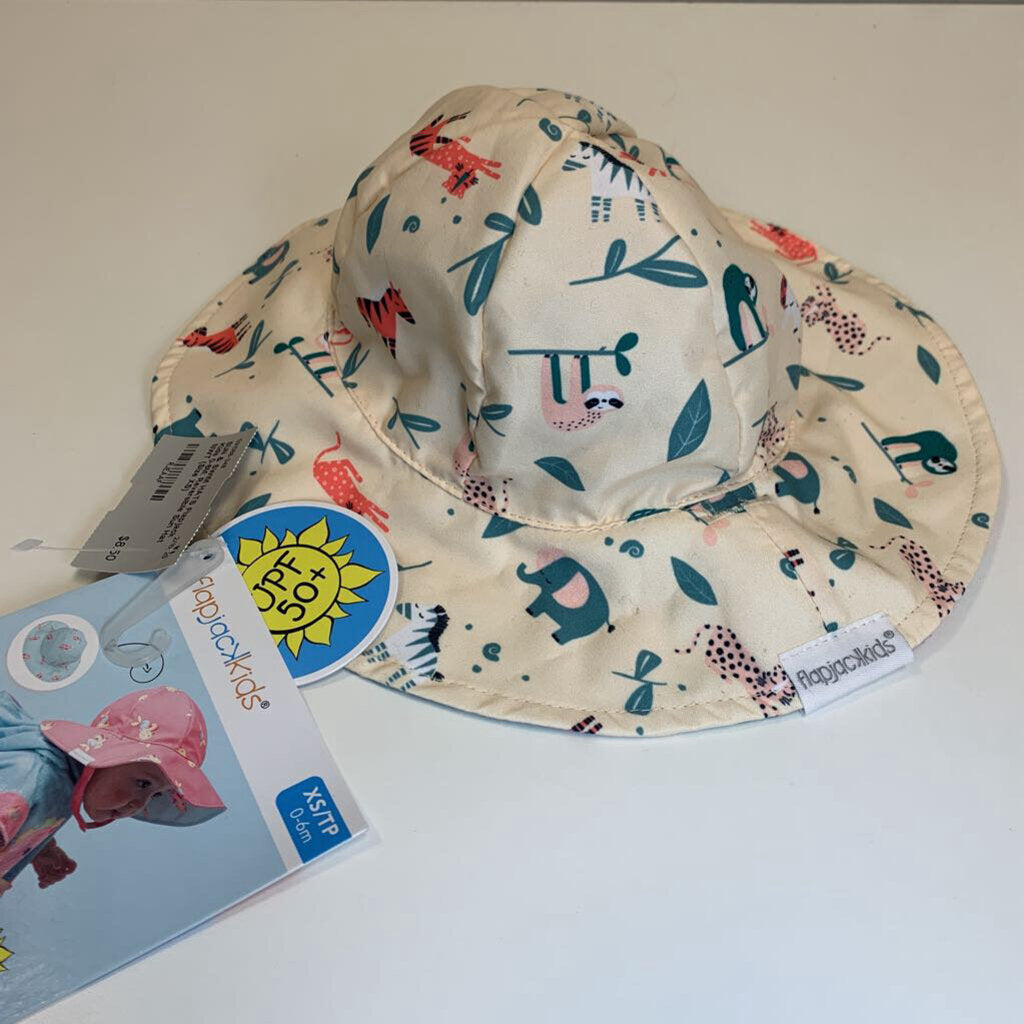 0-6M: Reversible Sun Hat NWT (Size XS)