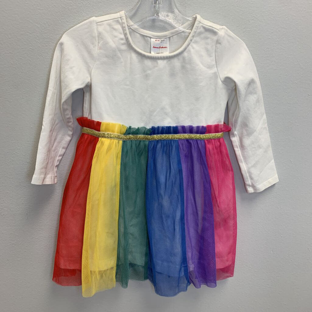 2T: Rainbow Tulle Twirl Dress