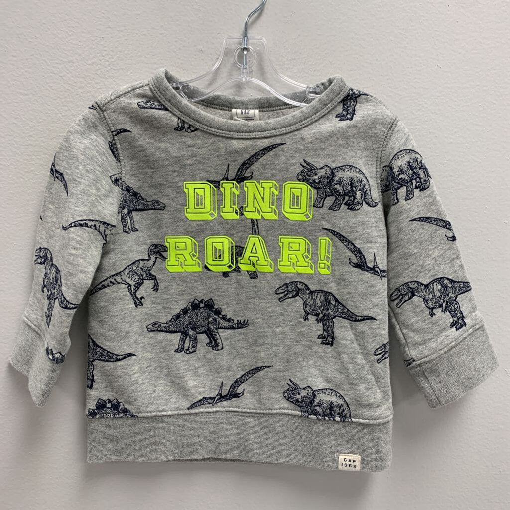 12-18M: Dino Roar Sweatshirt