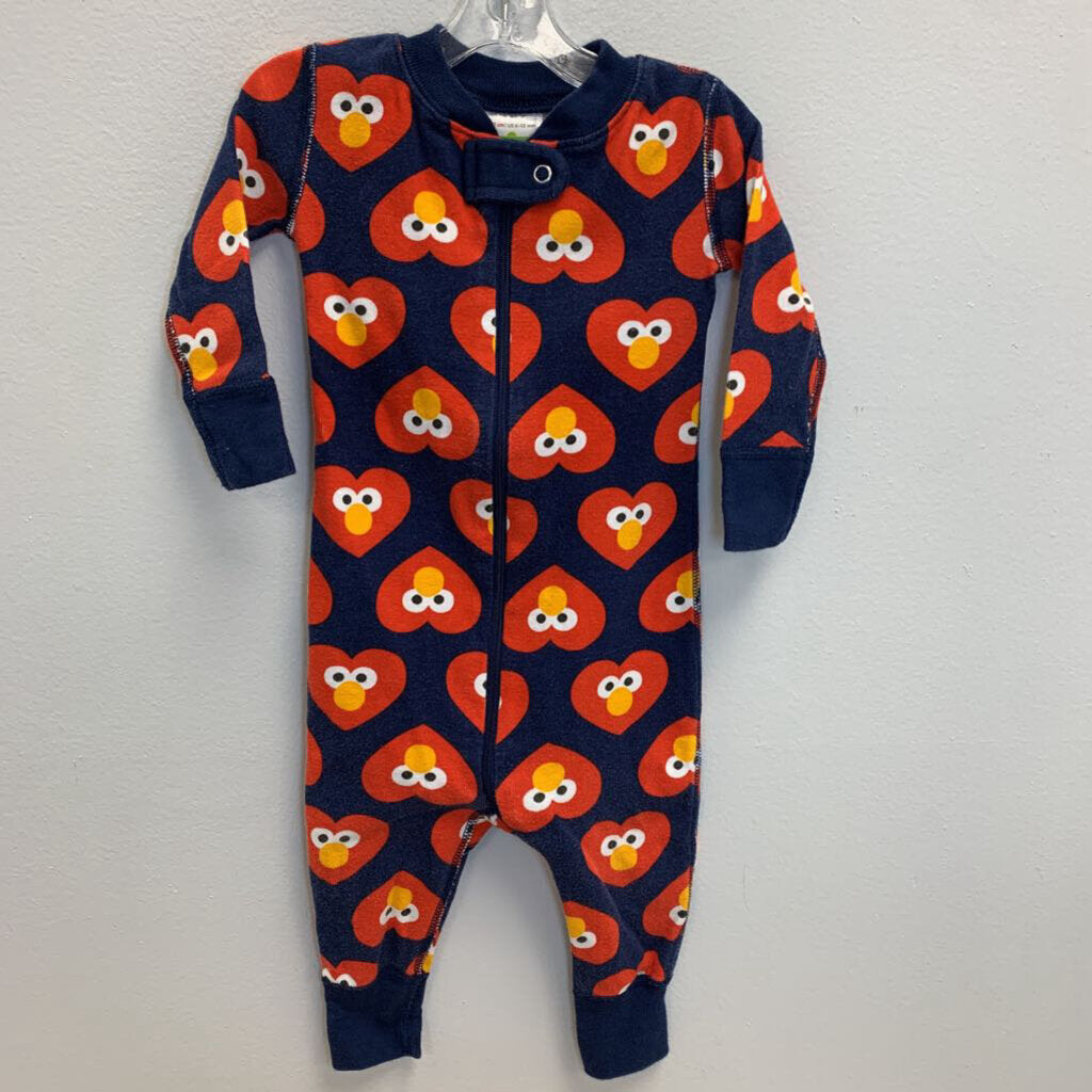 6-12M: Sesame Street Elmo Hearts Sleeper