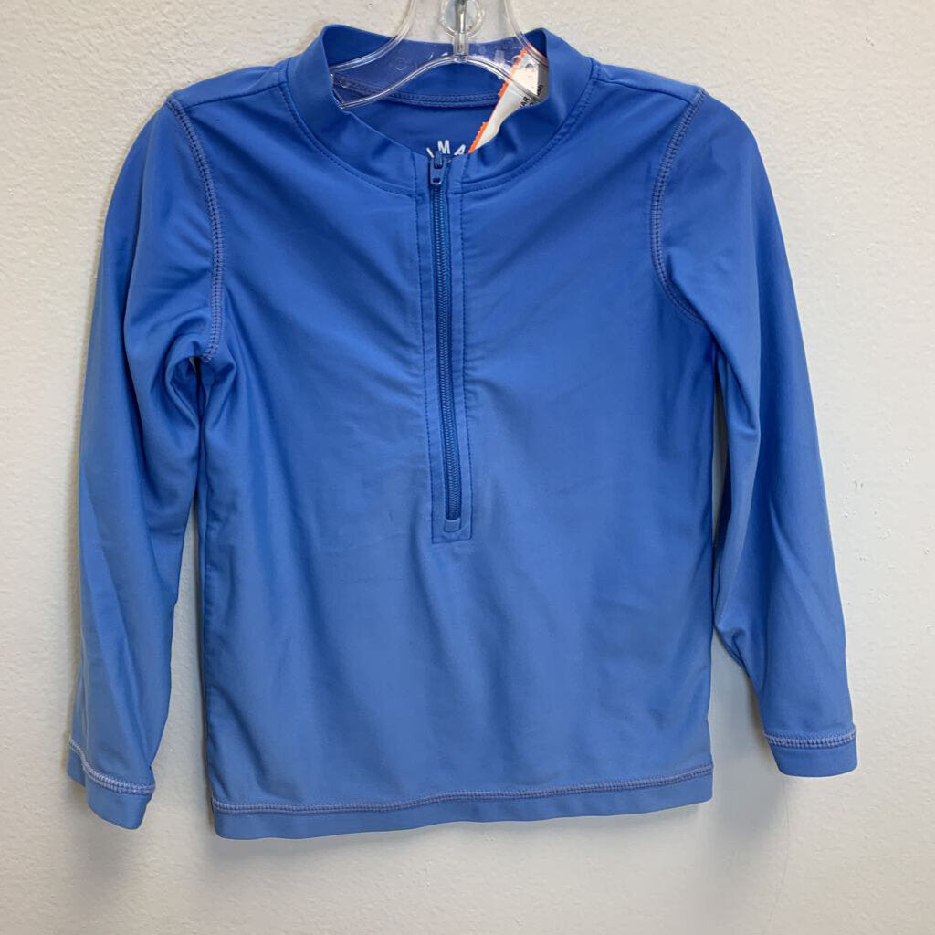 18-24M: Half Zip Rash Guard Top