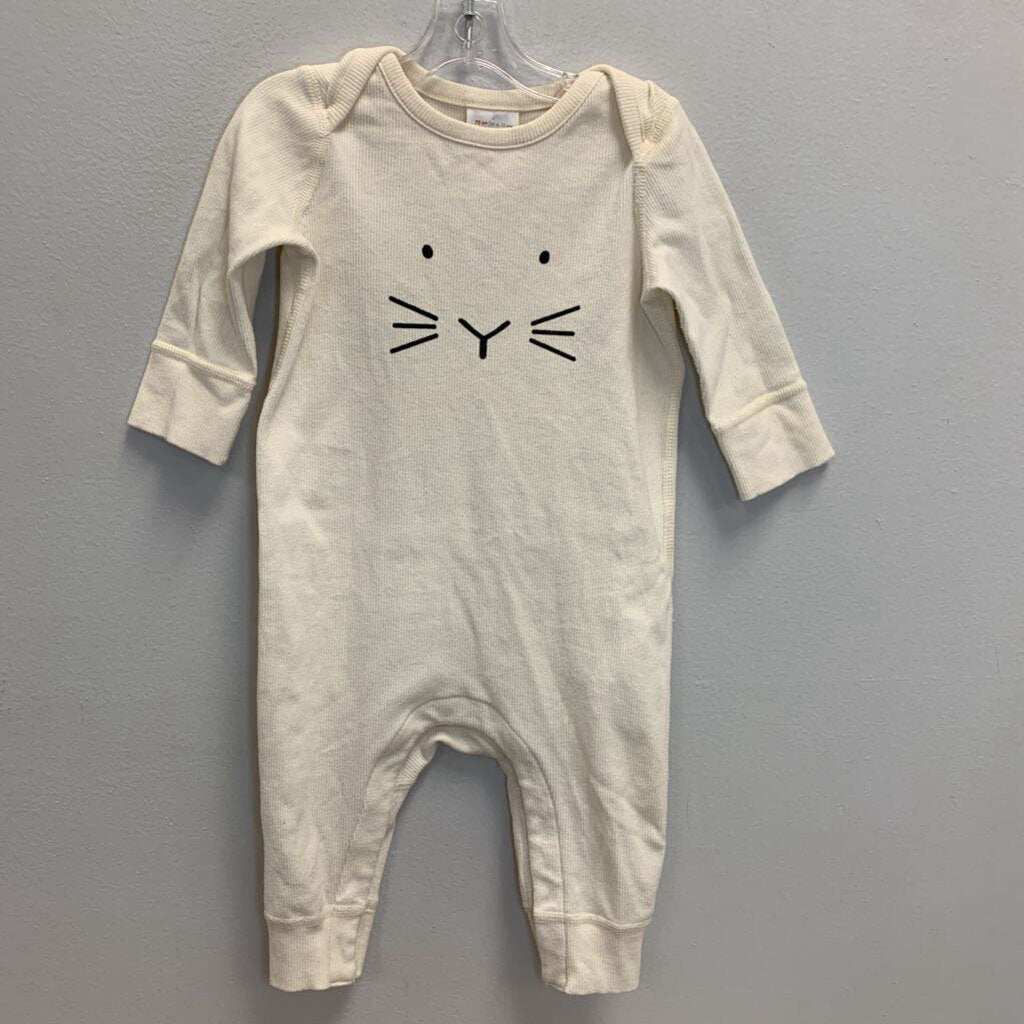 6-12M: Ribbed Bunny Coverall