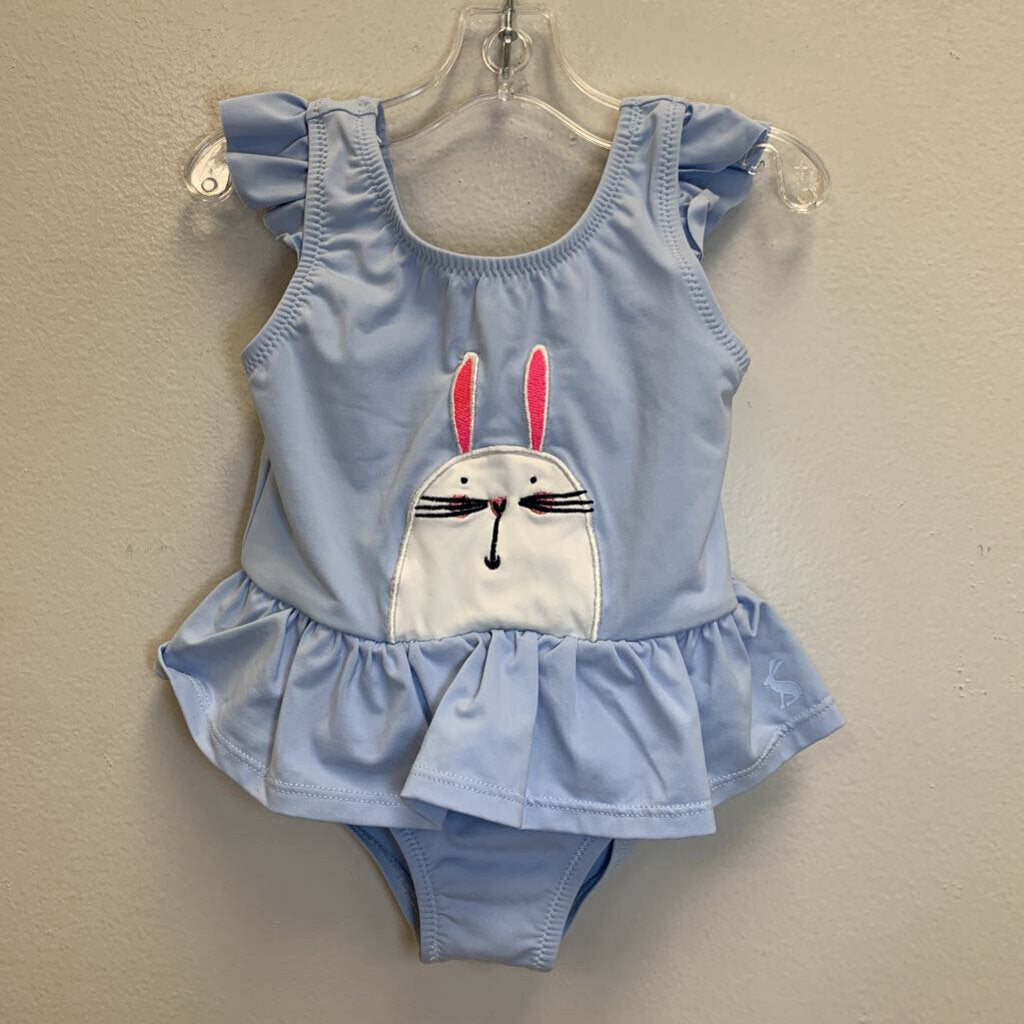 6-9M: Skirted Bunny Swimsuit