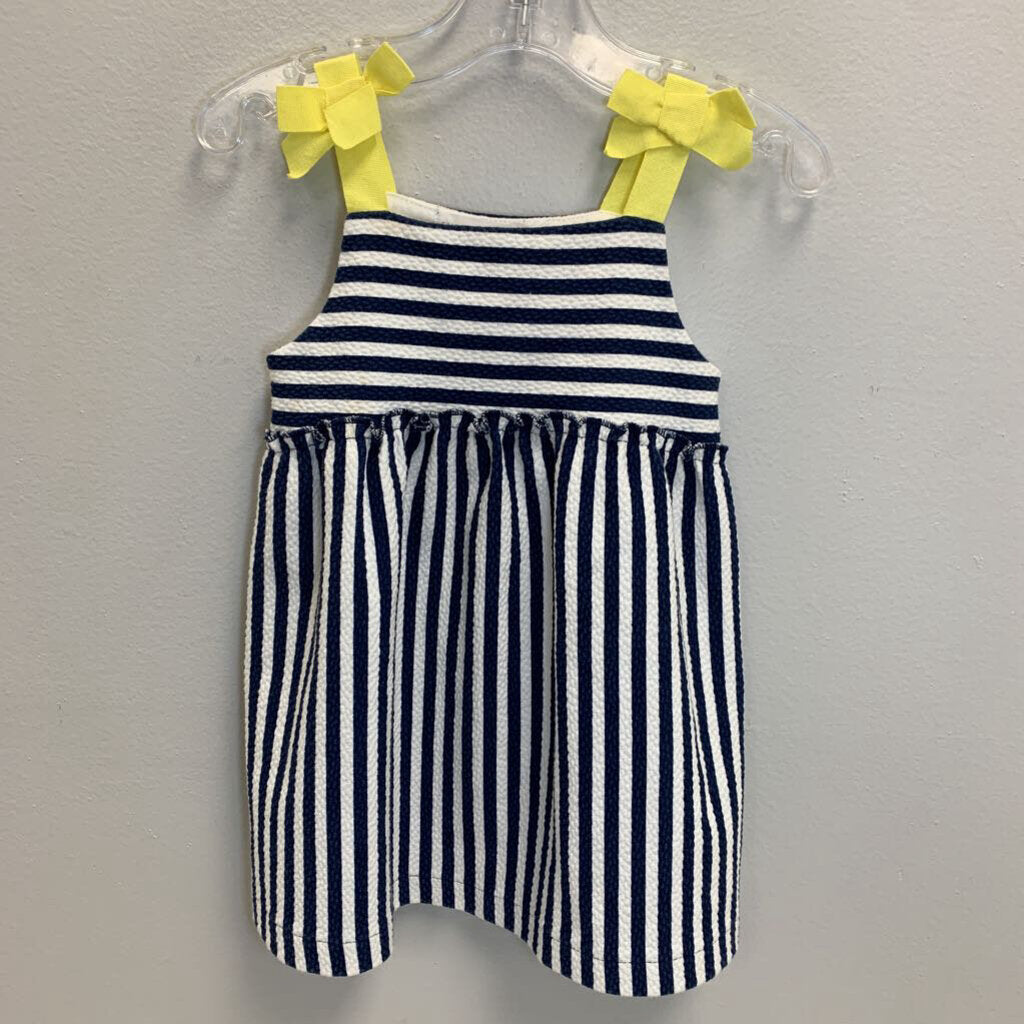 18-24M: Striped Dress w/ Bow Straps