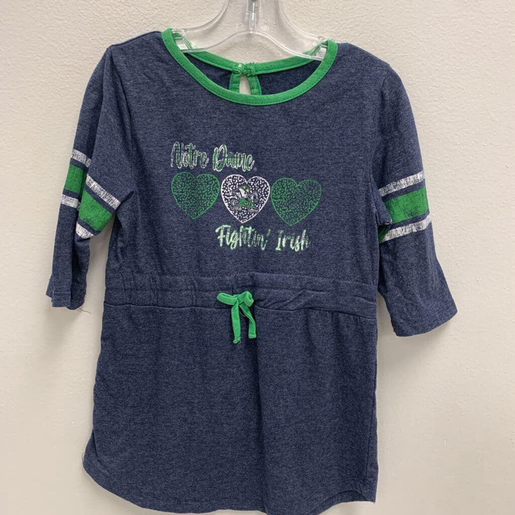 5T: Notre Dame Drawstring T-Shirt Dress