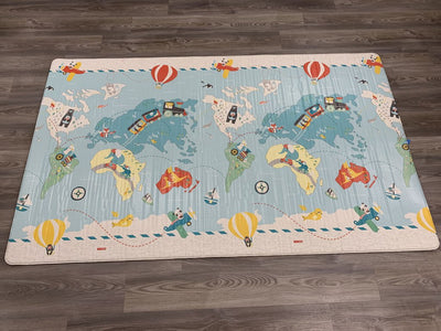 Doubleplay Reversible Playmat - Little Travelers