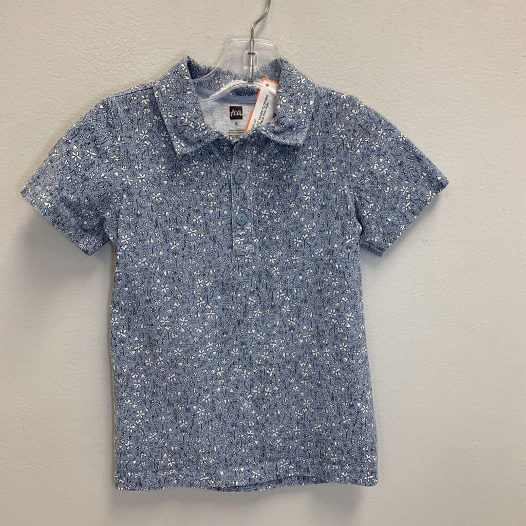 5: Floral Print Polo