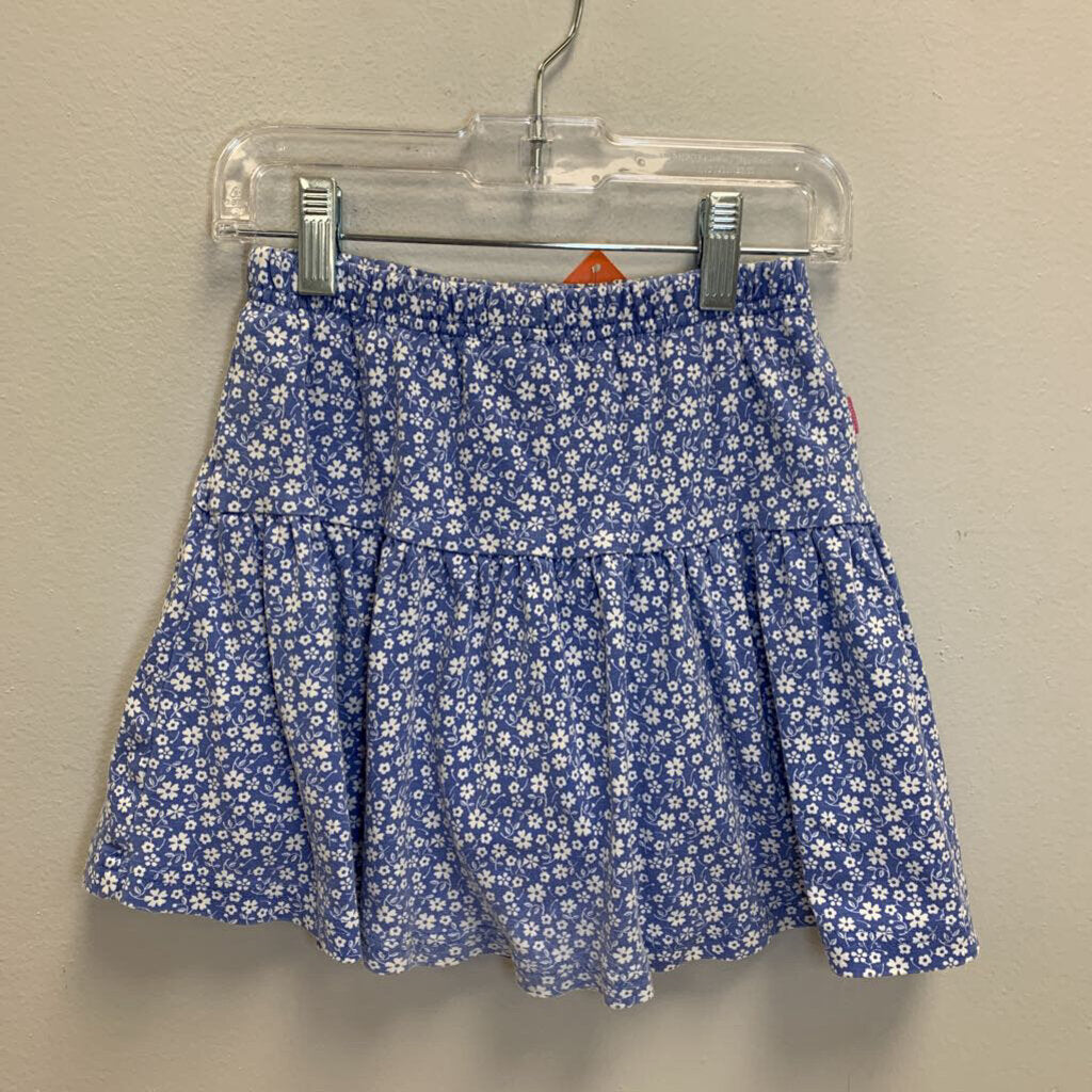 5: Floral Print Tier Skort