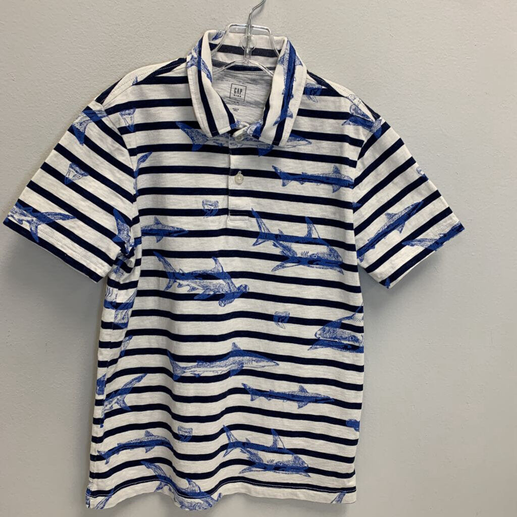 8: Shark Polo Shirt NWOT