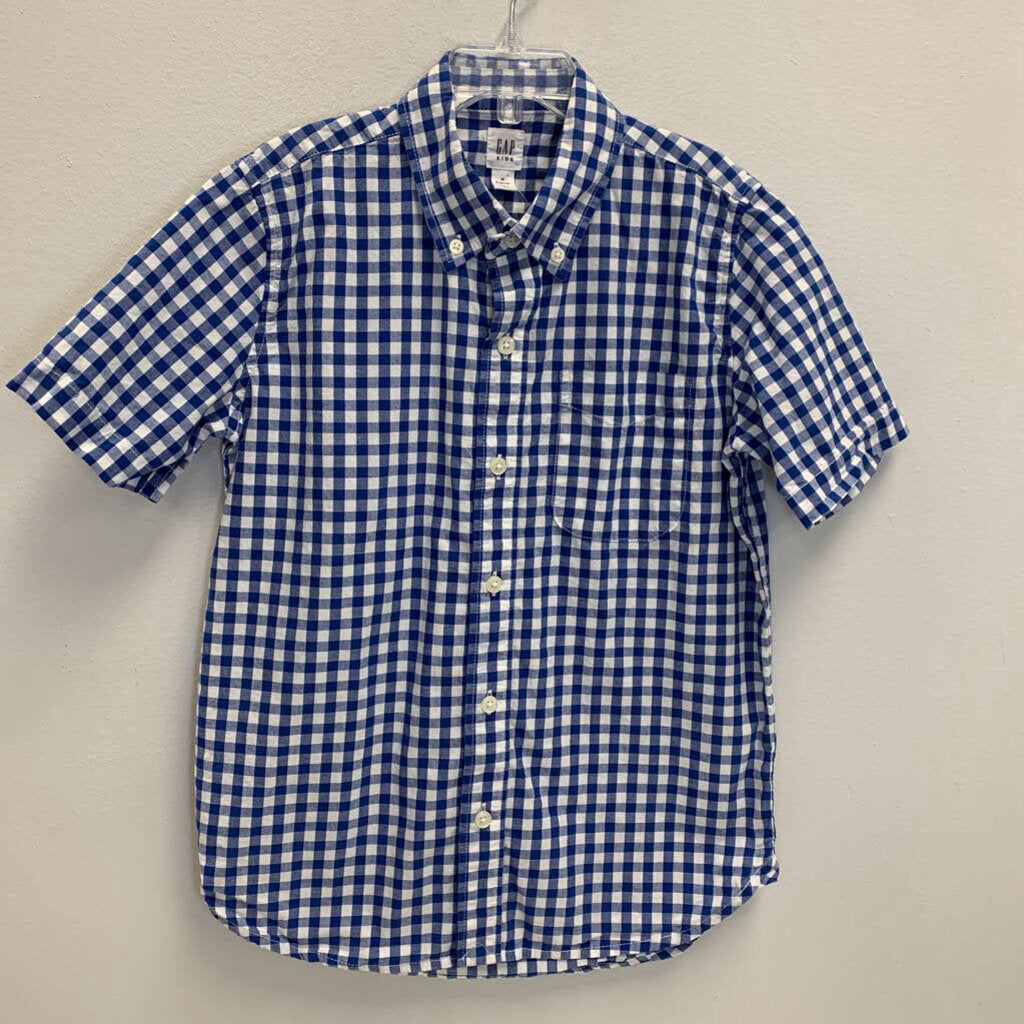 8: Plaid Short Sleeve Collared Shirt