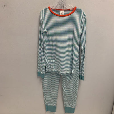 10Y: Striped Pajama Set - AS IS stain