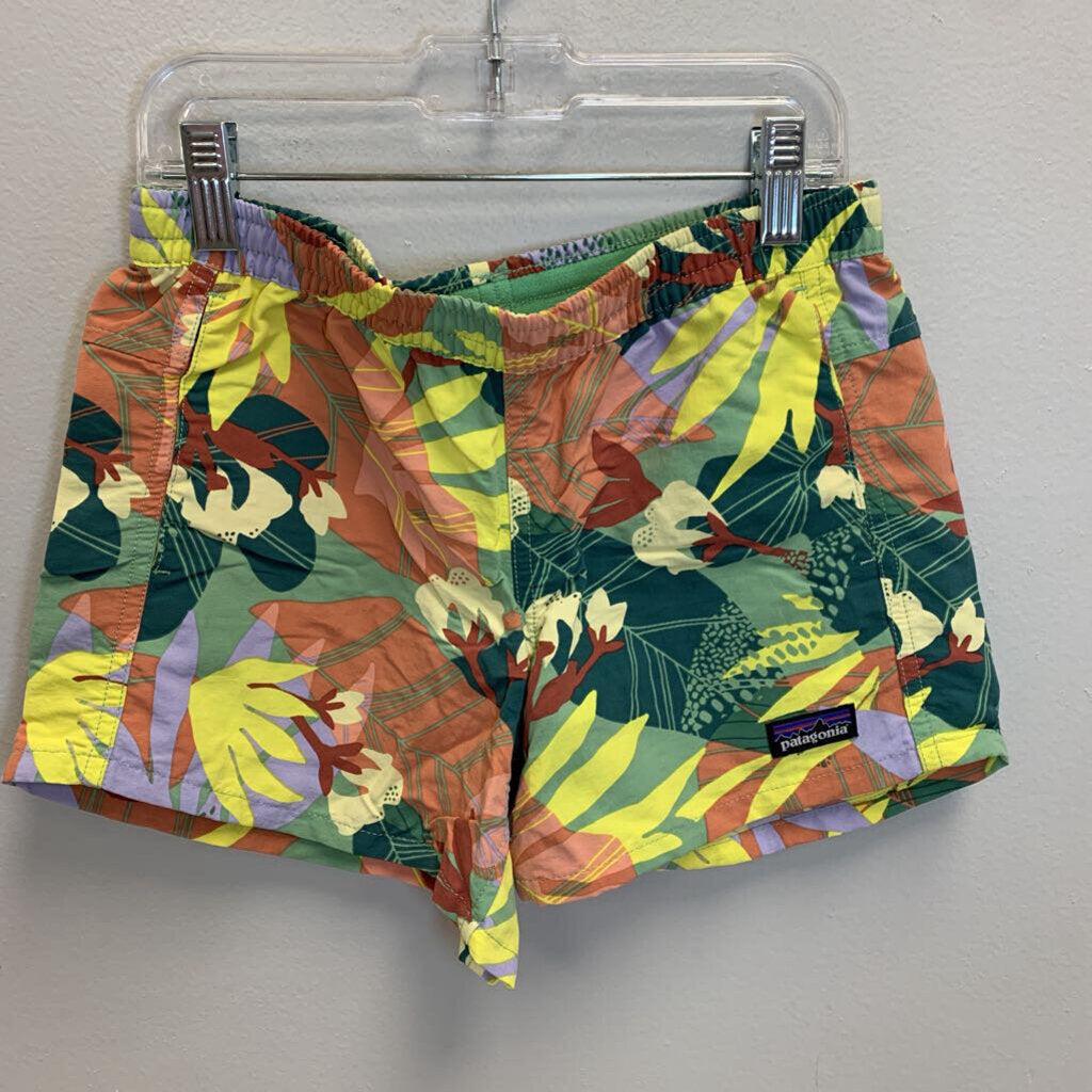 10-12: Floral Print Baggie Shorts