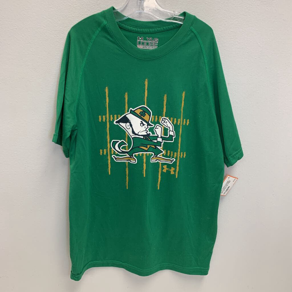 14-16: Fighting Irish Logo Heat Gear T-Shirt