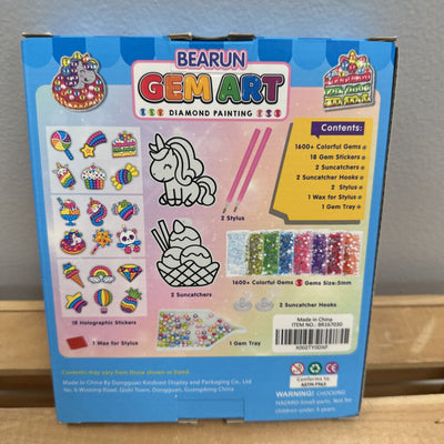 Gem Art Diamond Painting Stickers & Suncatchers NIB