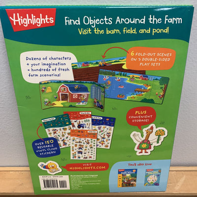 Stick with the Farm Hidden Pictures Reusable Sticker Playscenes