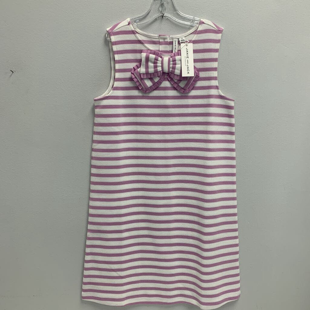 12: Striped Bow Dress NWT