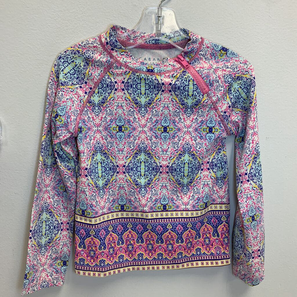 4T: 2pc Long Sleeve Shoulder Zip Rashguard Set