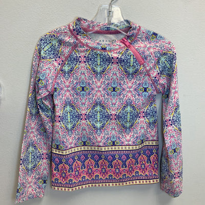 4T: 2pc Long Sleeve Shoulder Zip Rashguard Set