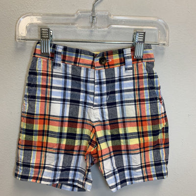 12-18M: Plaid Shorts