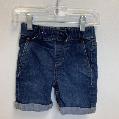 2T: Drawstring Rolled Bermuda Shorts