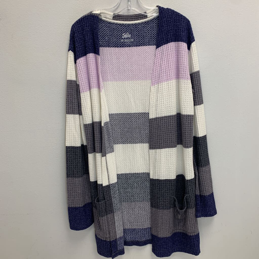 14: Colorblock Waffle Duster Sweater