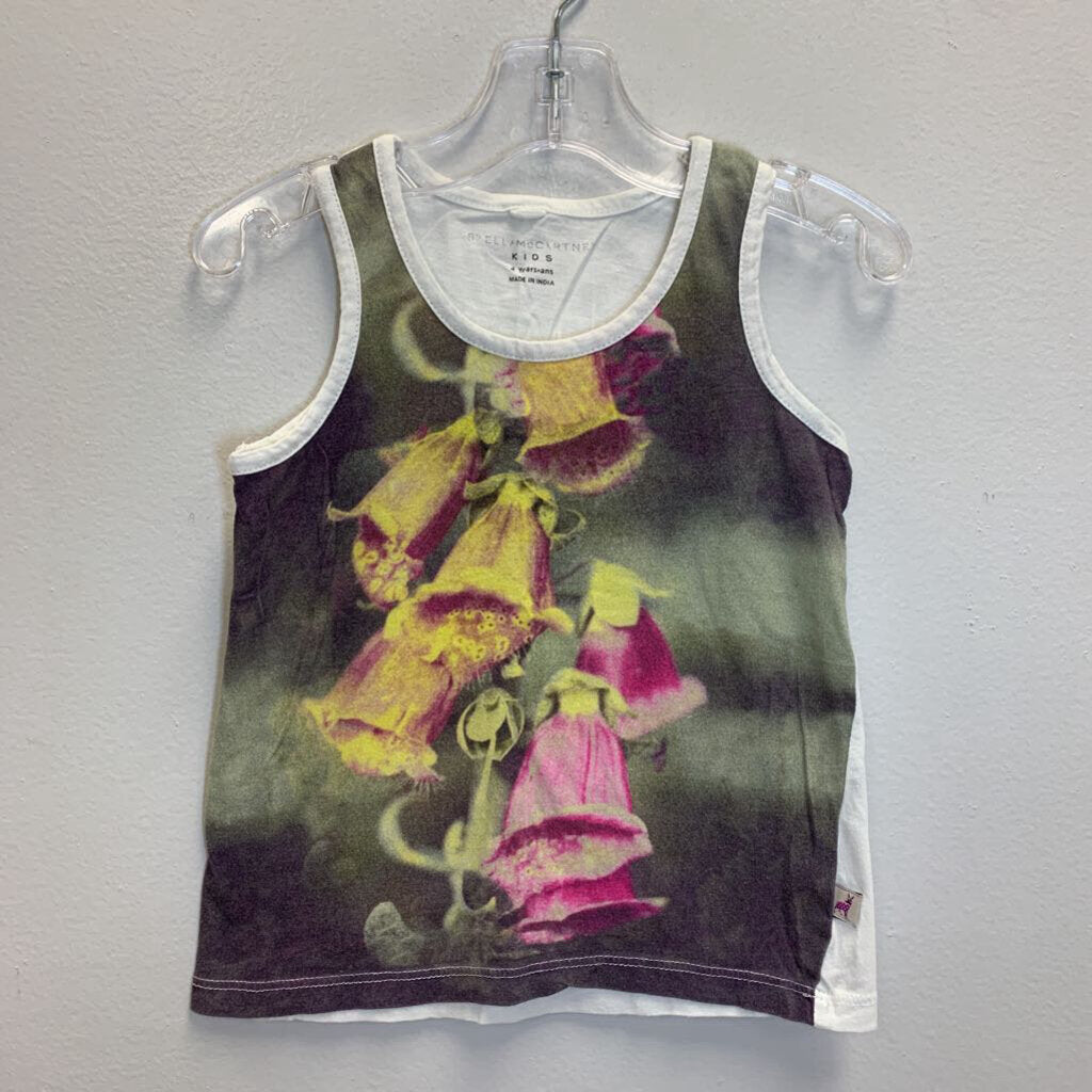 4Y: Floral Tank Top