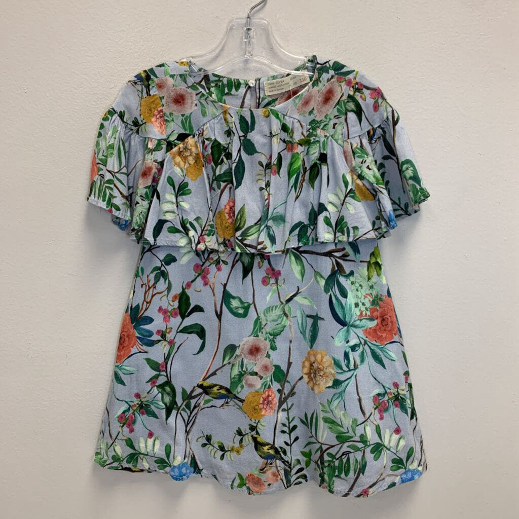 5: Floral Ruffle Dress